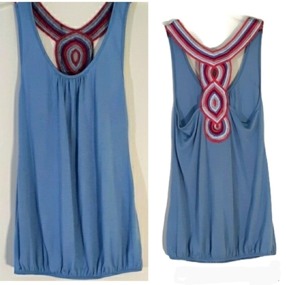 Kimchi Blue Tank Racerback Ribbon Back Details Size S - Picture 9 of 9